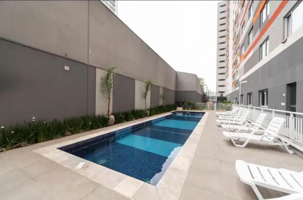 Refinado Studio No Bras Com Piscina/Metro Bras Сан-Пауло Экстерьер фото